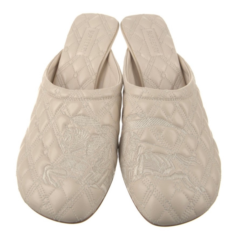 Burberry Leather Mules - Picture 2 of 5